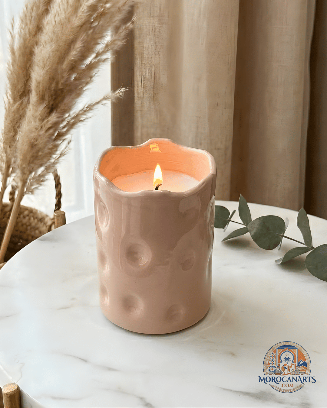 Bougie minimaliste Nude